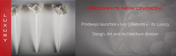 Prodways成立專門事業部從事藝術設計等領域3D打印業務